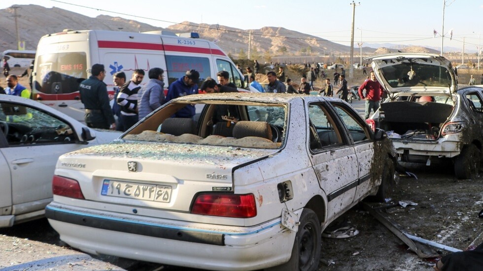 إيران تعلن الحداد على ضحايا التفجيرات قرب مرقد سليماني في كرمان