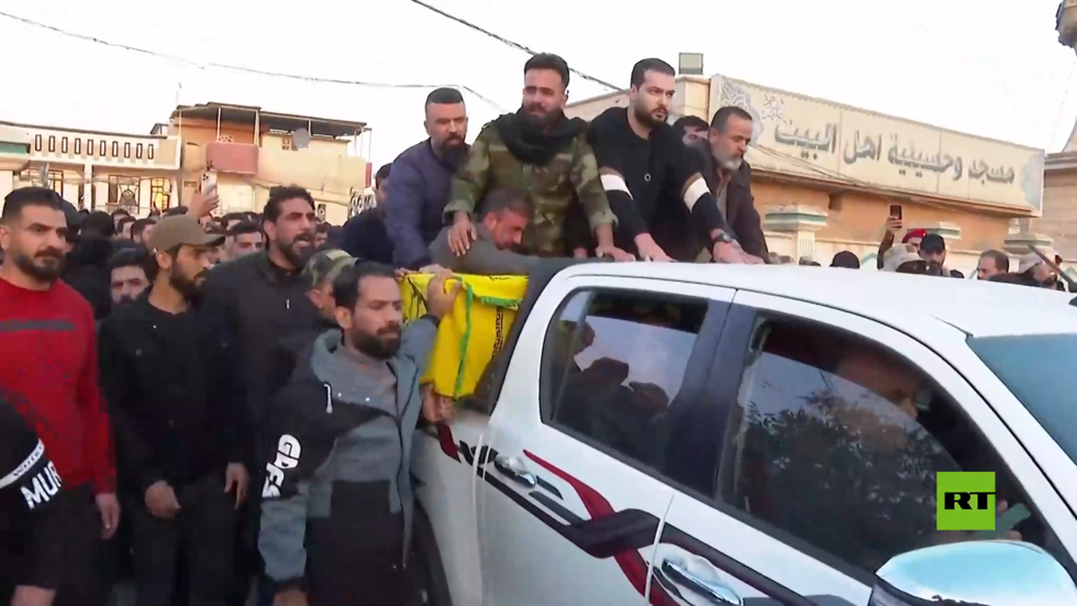 تشييع القيادي البارز في حركة النجباء 