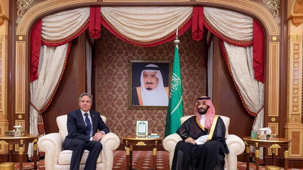 "أ ف ب": بلينكن ناقش في السعودية التطبيع مع إسرائيل ومرحلة ما بعد حرب غزة