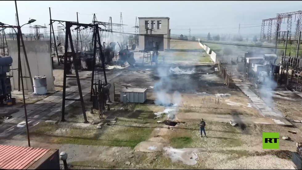 عدسة RT ترصد دمارا في أكبر منشأة لتوليد الكهرباء في شمال شرق سوريا