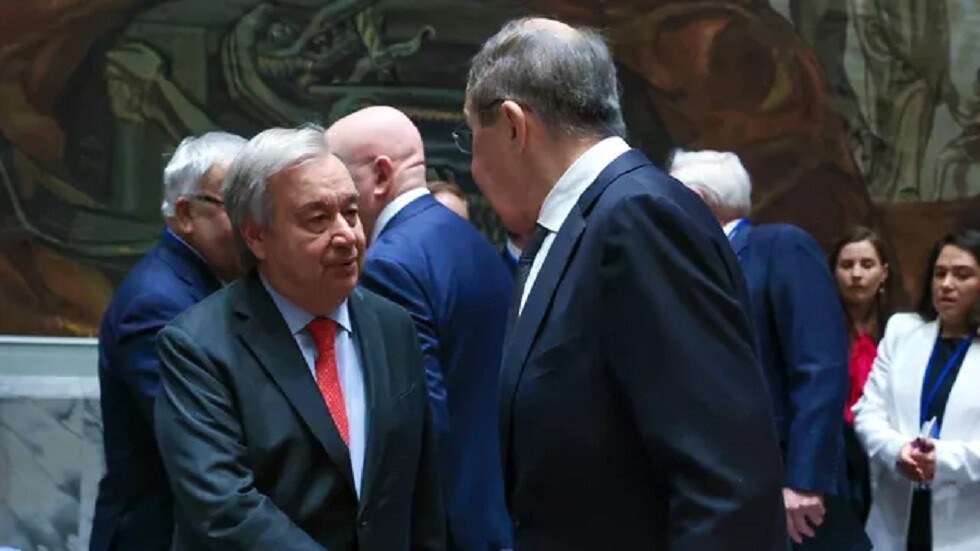 الأمم المتحدة: غوتيريش ولافروف على موعد في نيويورك الأسبوع المقبل