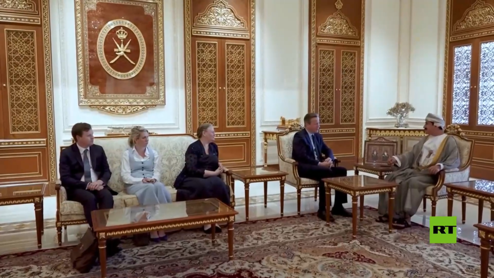 وزير خارجية عمان يلتقي بنظيره البريطاني ديفيد كاميرون في مسقط
