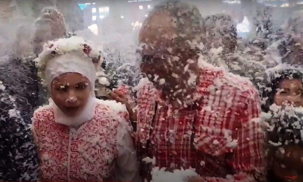 انتصارا للحياة.. حفل زفاف في مدرسة للنازحين برفح يتحدى الحرب المدمرة (صور + فيديو)