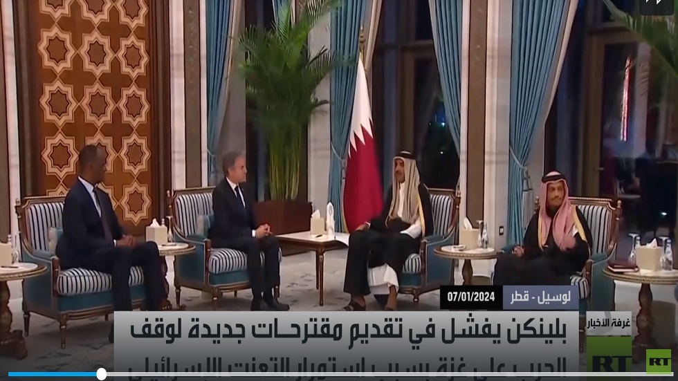 جولة بلينكن بالمنطقة تفشل في وقف الحرب