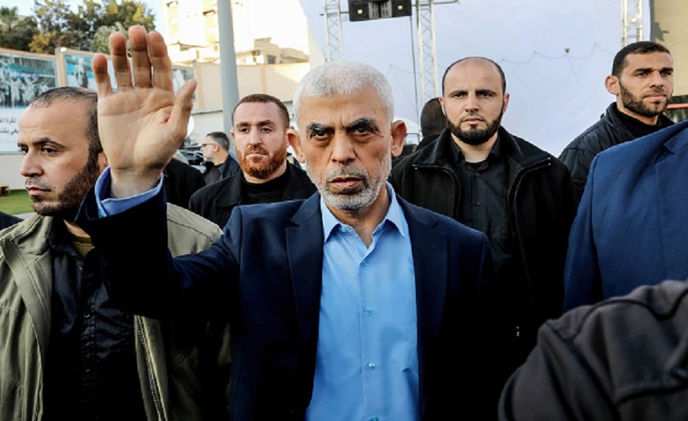 القائد في حركة حماس في قطاع غزة يحيى السنوار