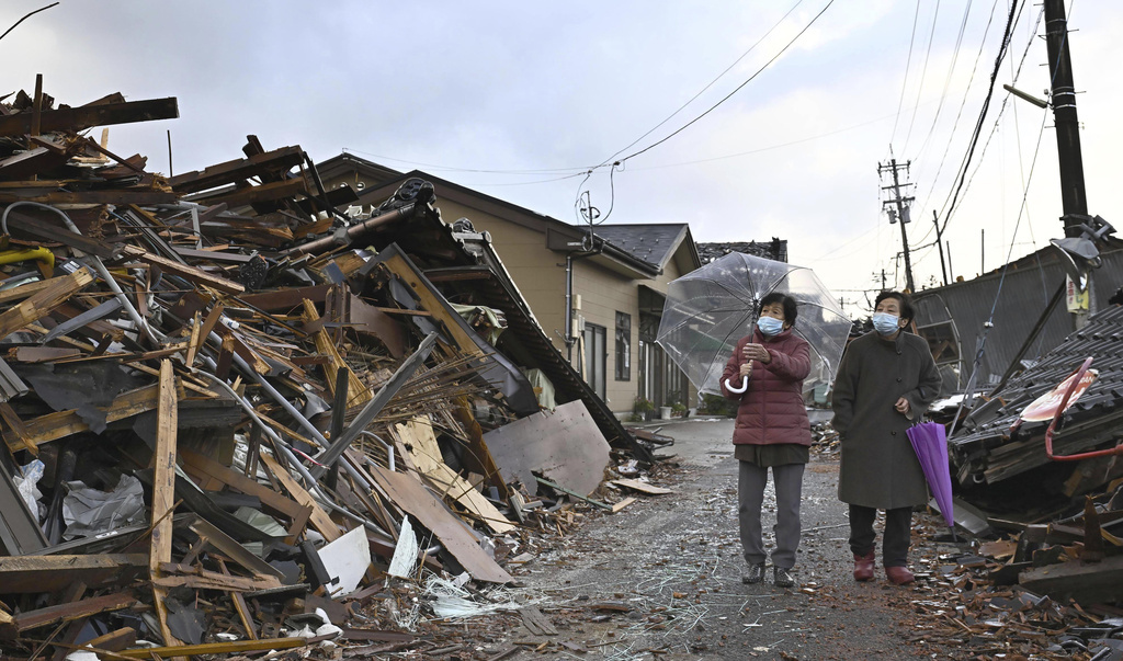 زلزال اليابان دمر أكثر من 31.5 ألف منزل
