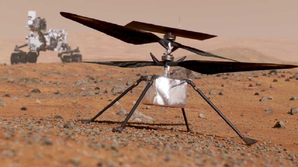 ناسا تفقد الاتصال بمروحية غير مؤهولة كانت في مهمة في المريخ