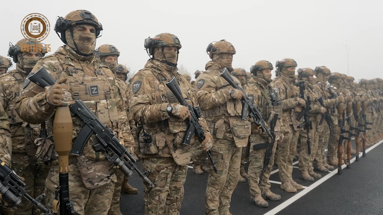 قديروف يعلن عن توجه كتيبة من الحرس الوطني إلى منطقة العمليات العسكرية الخاصة