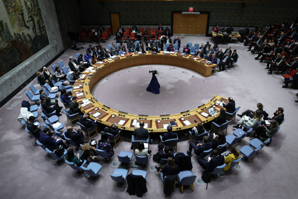 جلسة لمجلس الأمن الدولي، نيويورك- الولايات المتحدة الأمريكية.