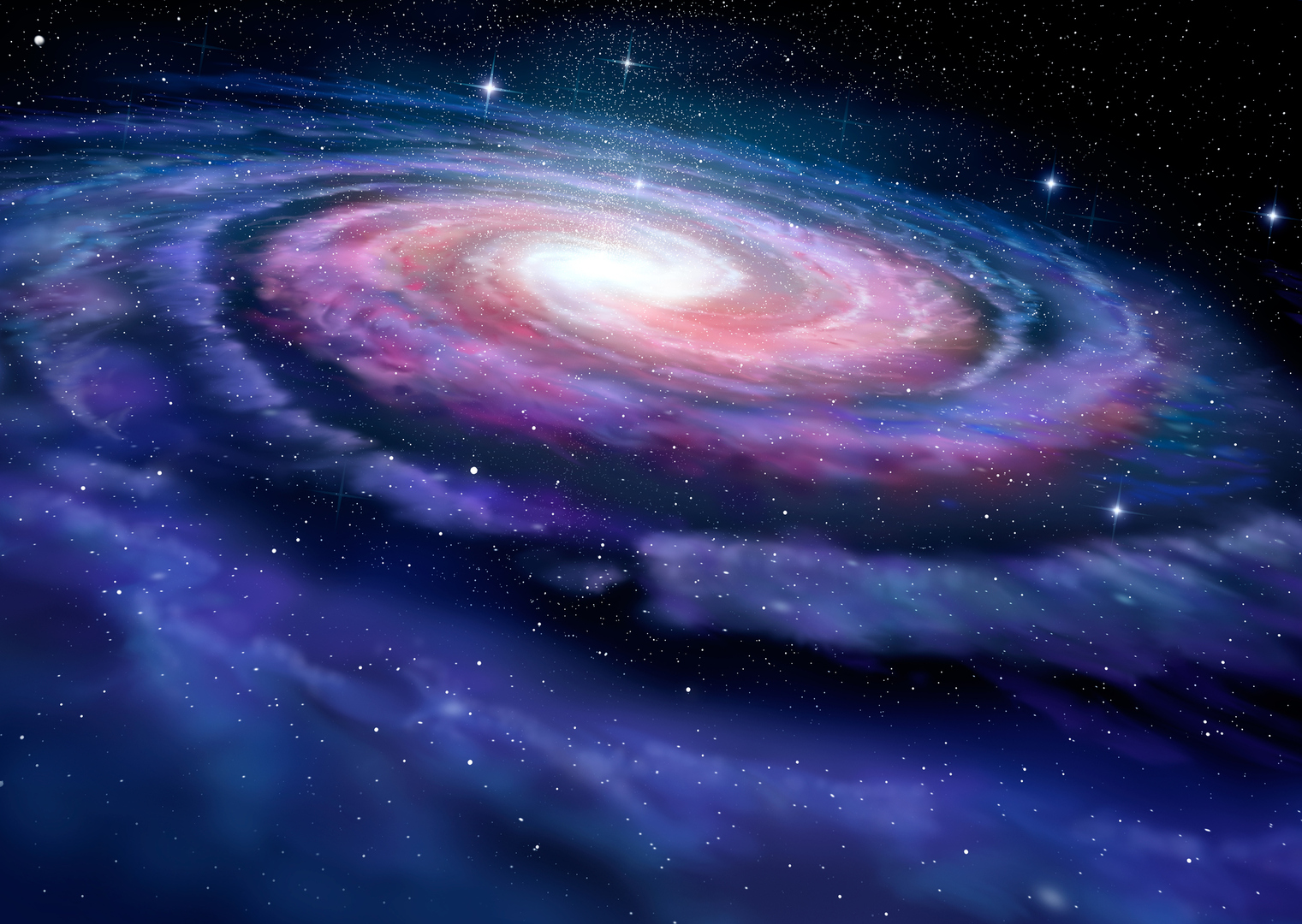 صورة تعبيرية لمجرة درب التبانة