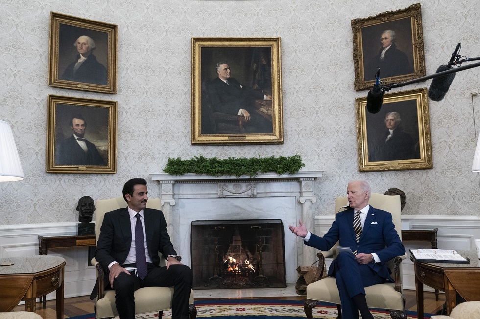محورها غزة.. أمير قطر يتلقى مكالمة هاتفية من الرئيس الأمريكي