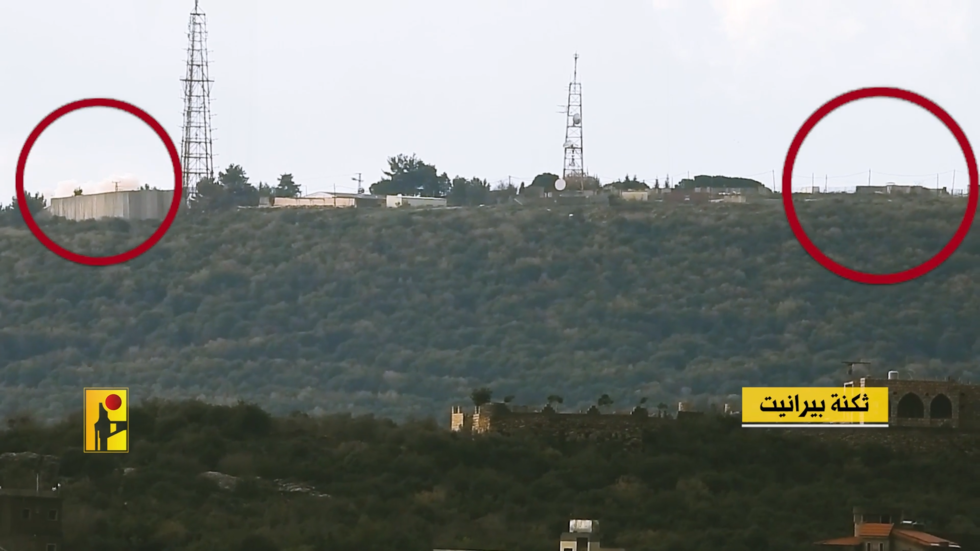 حزب الله يبث مشاهد من عملية استهداف ثكنة بيرانيت التابعة للجيش الإسرائيلي بصواريخ بركان (فيديو)