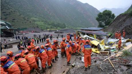 تلفزيون: حصار أكثر من 40 شخصا تحت الأرض جراء انهيار طيني في الصين