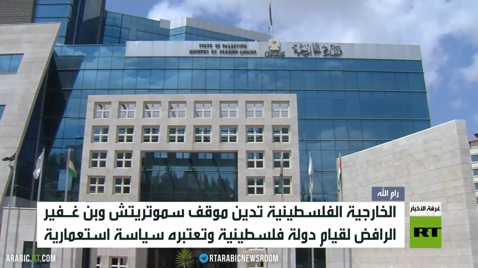 إدانة فلسطينية لموقف سموتريتش وبن غفير