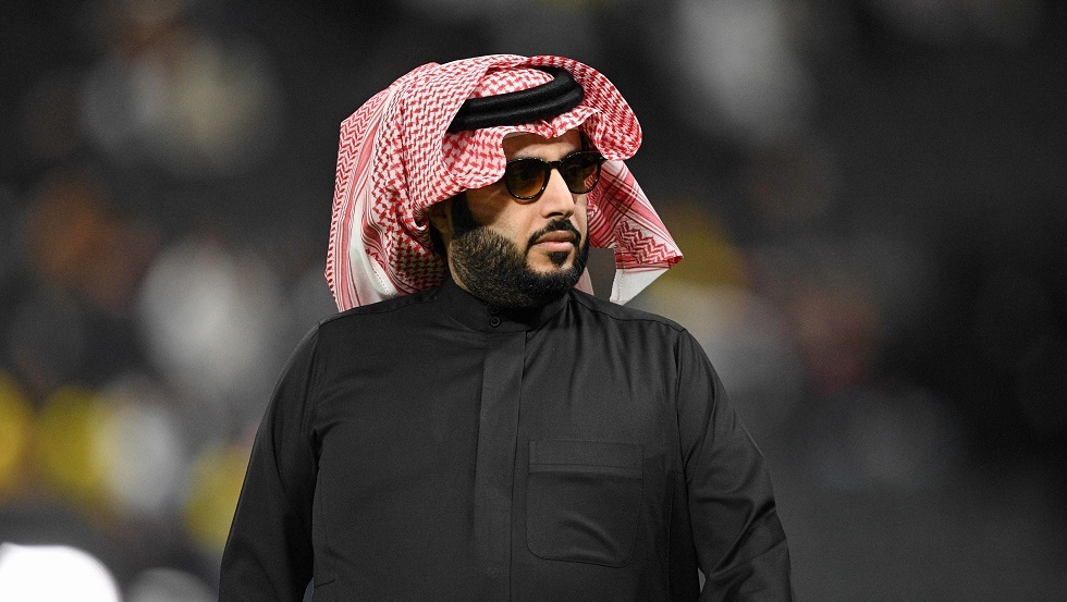 رد فعل تركي آل الشيخ على سداسية النصر بعد دخول ميسي للملعب.. (فيديو) رد فعل تركي آل الشيخ على سداسية النصر بعد دخول ميسي للملعب.. (فيديو)