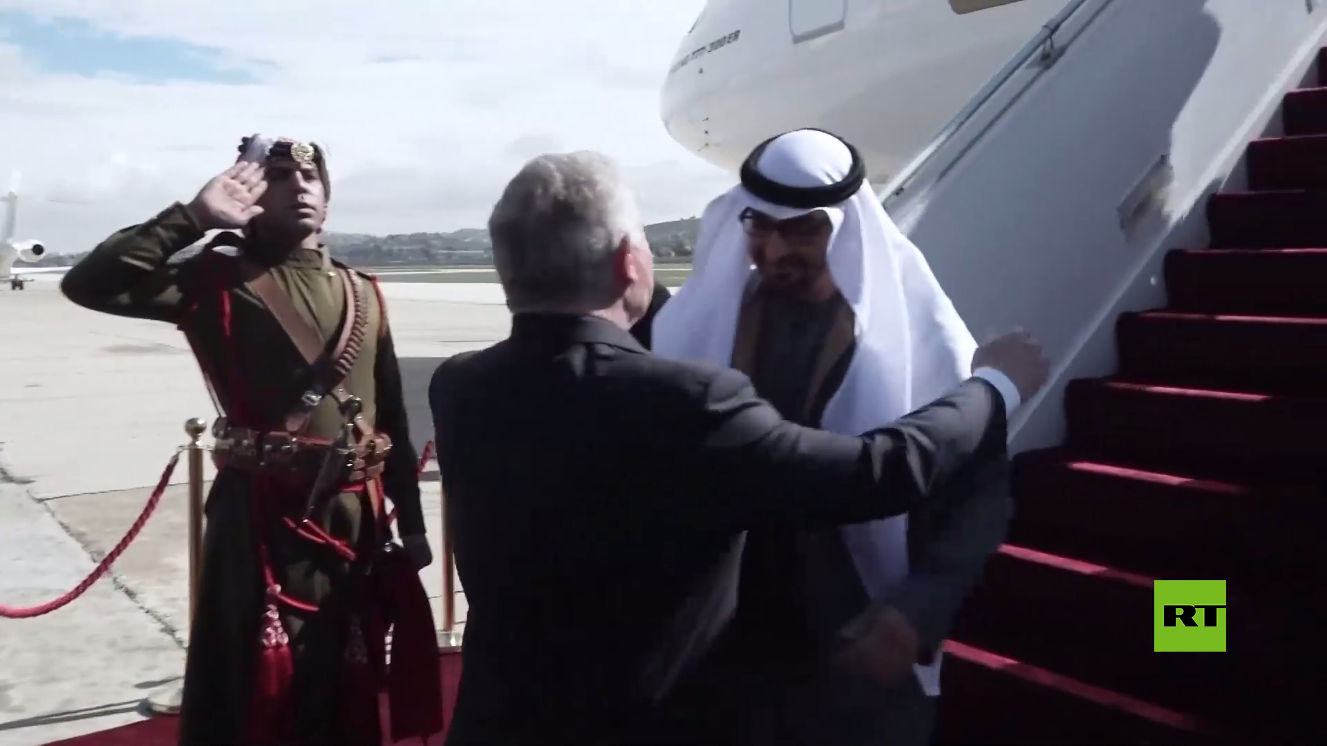 مشاهد من استقبال العاهل الأردني الملك عبدالله الثاني لرئيس الإمارات الشيخ محمد بن زايد