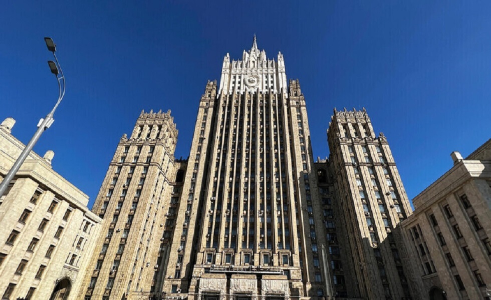 مبنى وزارة الخارجية الروسية في العاصمة موسكو.