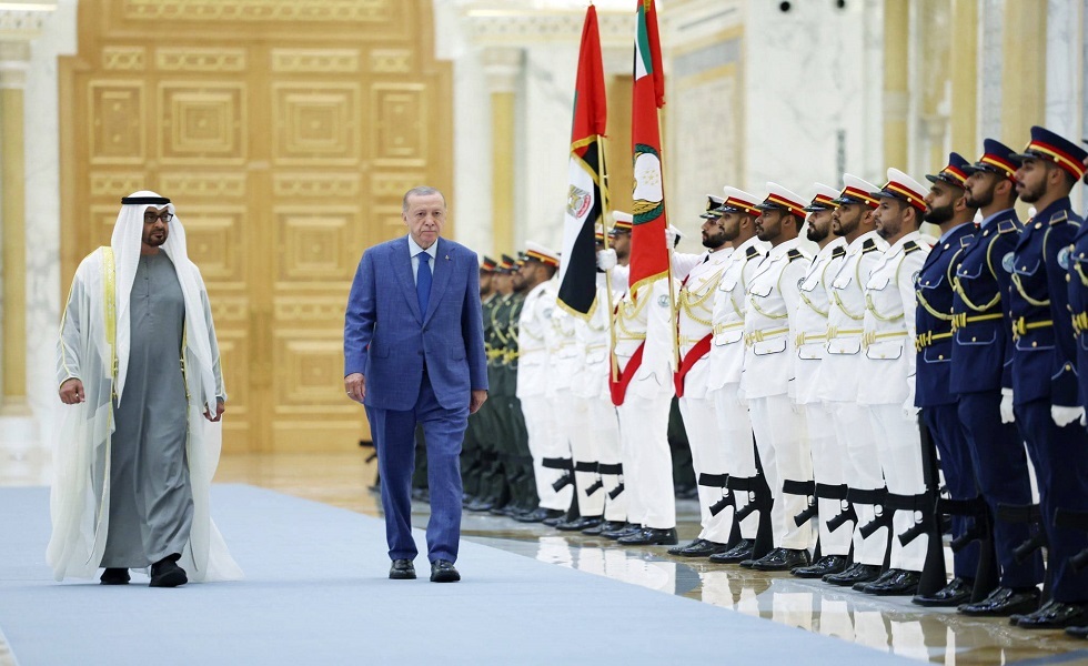 زيارة الرئيس أردوغان إلى أبو ظبي واستقباله من رئيس الإمارات محمد بن زايد آل نهيان - تموز 2023