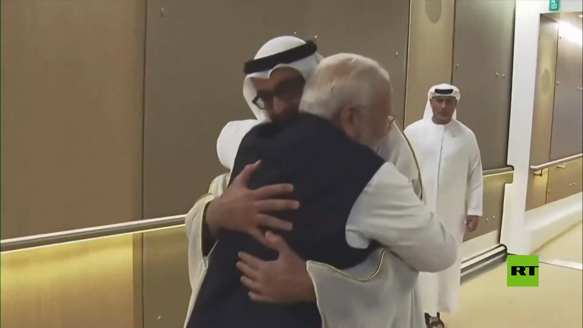 رئيس الوزراء الهندي ناريندرا مودي يصل الإمارات