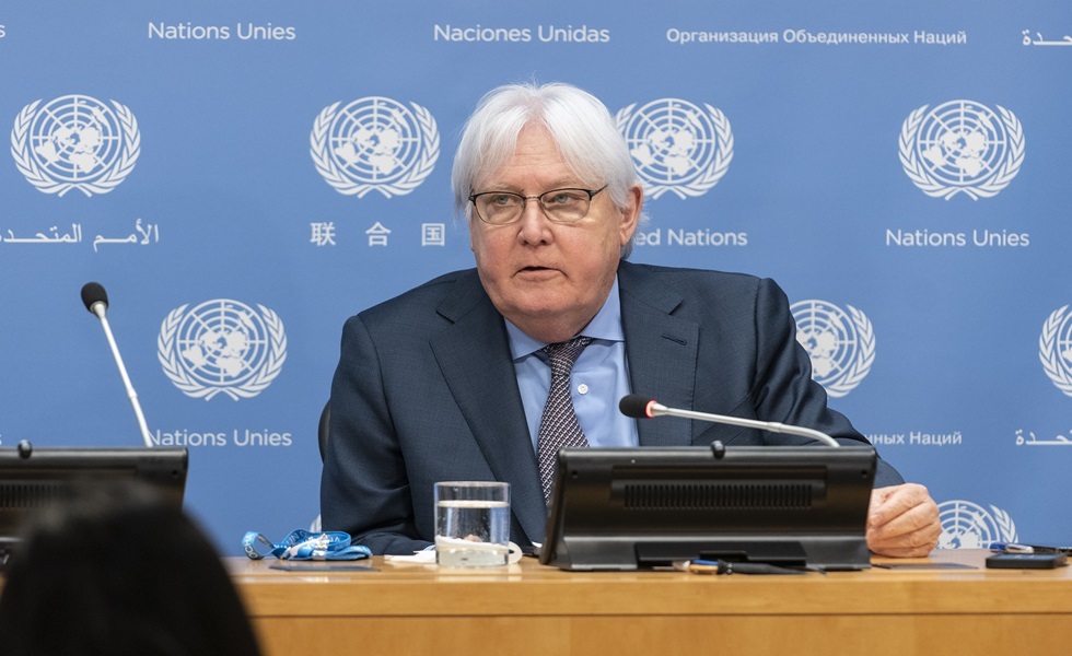منسق الأمم المتحدة للشؤون الإنسانية مارتن غريفيث