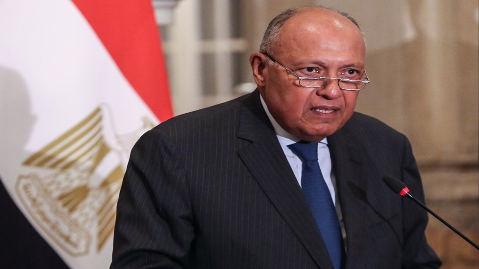 وزير الخاريجة المصري سامح شكري