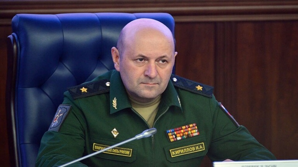 قائد قوات الدفاع الإشعاعي والكيميائي والبيولوجي للقوات المسلحة الروسية الفريق إيغور كيريلوف (صورة أرشيفية)