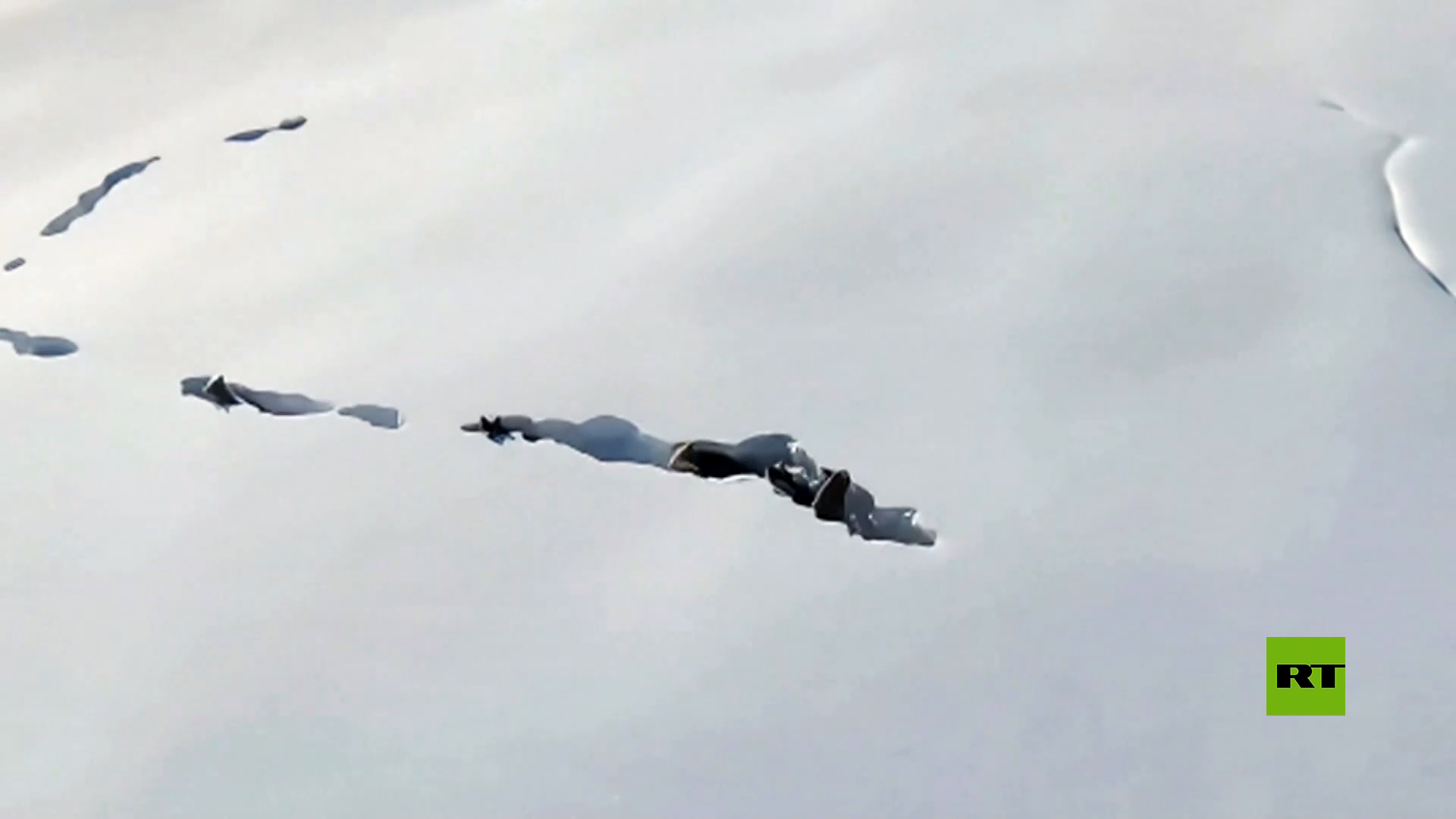 بالفيديو.. ذئاب تشق نفقا في الثلوج شمال الصين