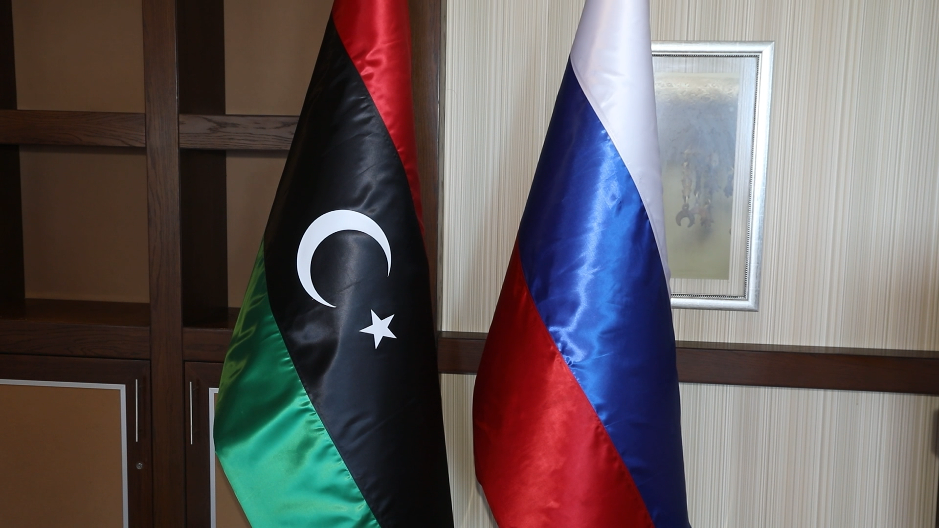 مراسم افتتاح السفارة الروسية في العاصمة الليبية (فيديو)