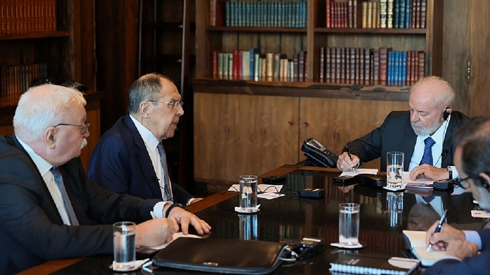 لافروف يبحث مع رئيس البرازيل الوضع حول أوكرانيا والحرب في غزة