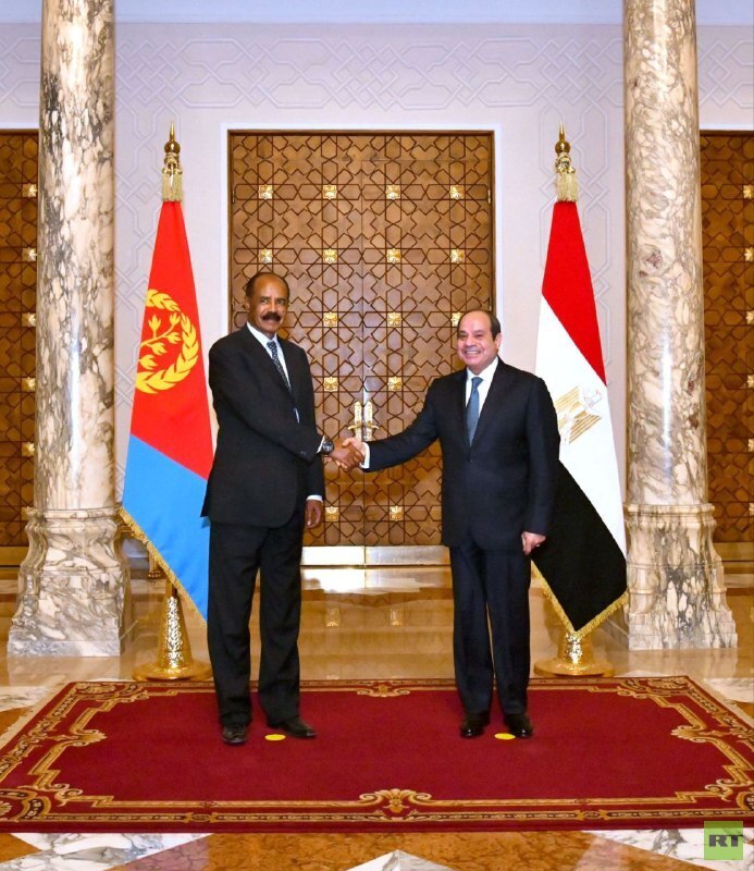 الرئيسان المصري والإرتيري يبحثان في القاهرة الأوضاع الإقليمية (صور)