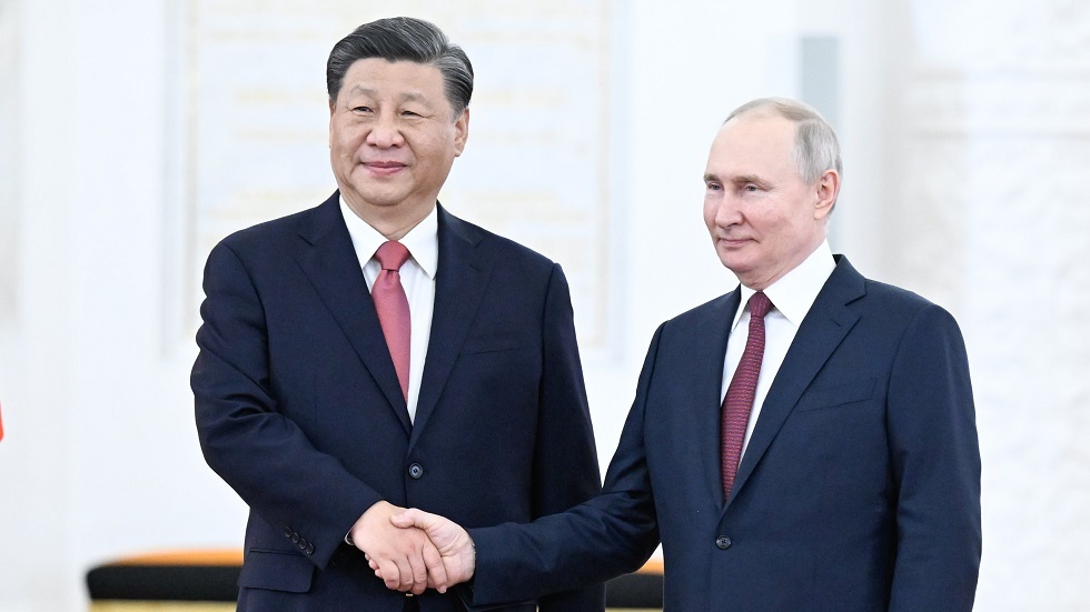 الرئيسان الروسي فلاديمير بوتين والصيني شي جين بينغ (صورة أرشيفية)