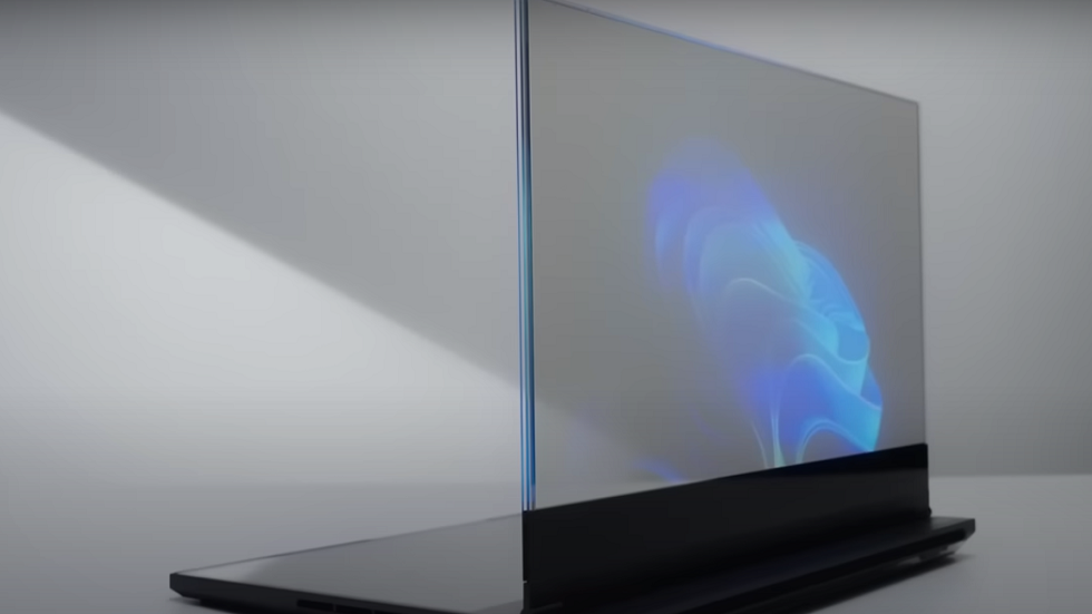 Lenovo تكشف عن أول حاسب محمول مجهّز بشاشة شفافة! (فيديو)