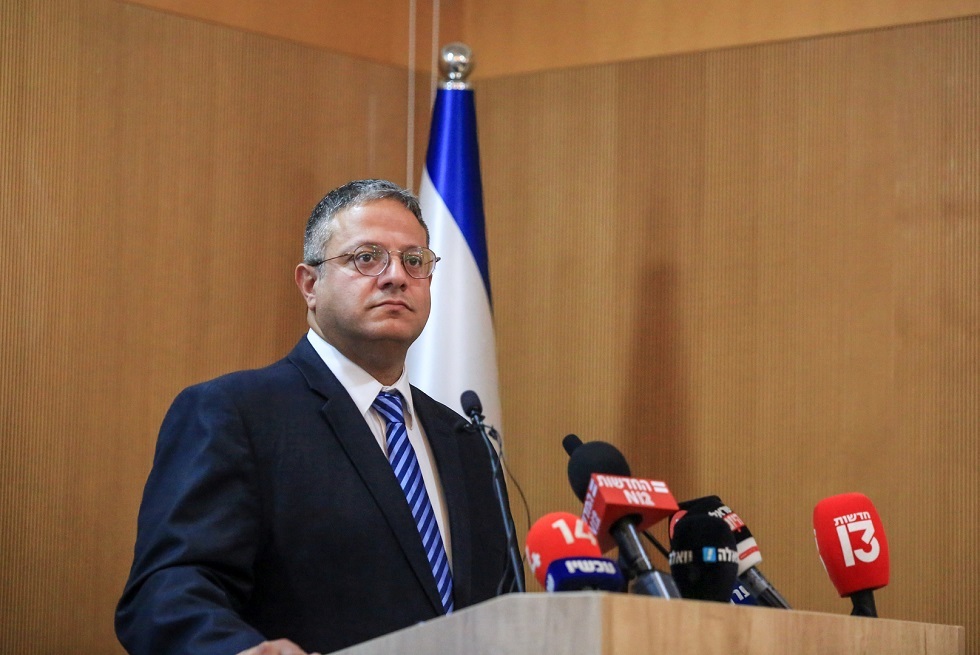 وزير الأمن القومي الإسرائيلي المتطرف إيتمار بن غفير