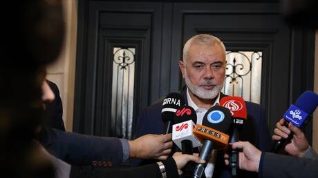 إسماعيل هنية ورئيس المخابرات التركية يبحثان وقف إطلاق النار في غزة