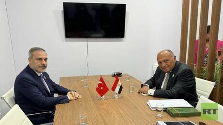 وزير الخارجية المصري يلتقي نظيره التركي على هامش اجتماعات مجموعة العشرين
