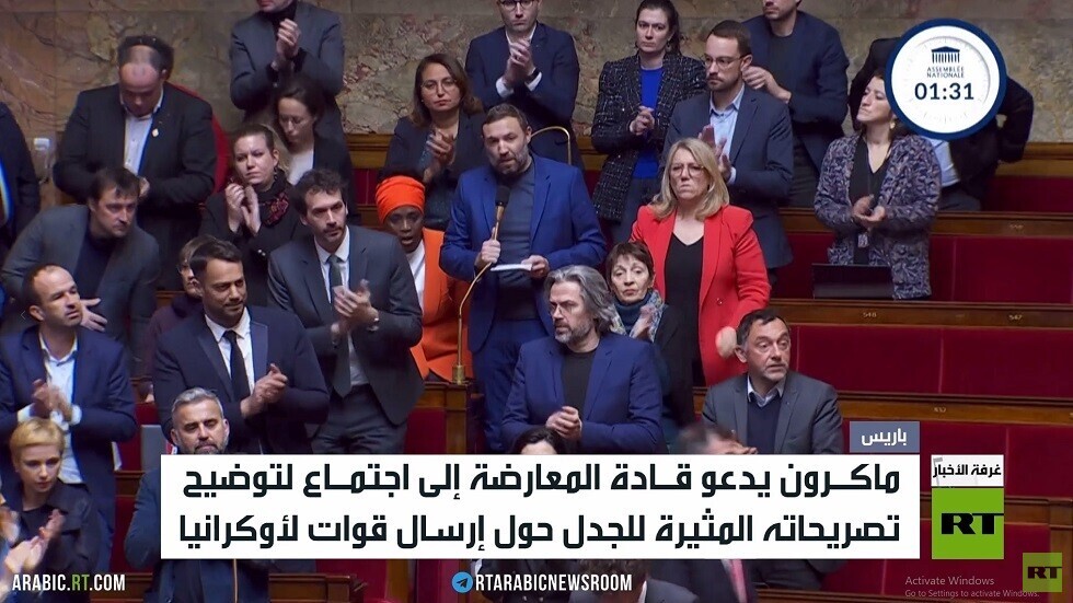 ماكرون في عزلة بعد تصريحاته حول أوكرانيا