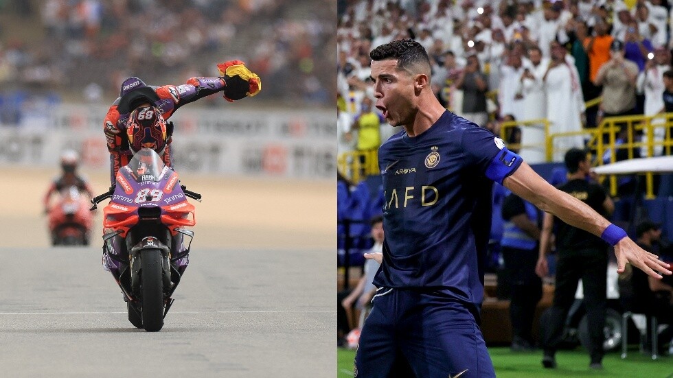 بالفيديو.. "احتفال رونالدو" الشهير يصل إلى سباق الدراجات وتحت أنظار مورينيو