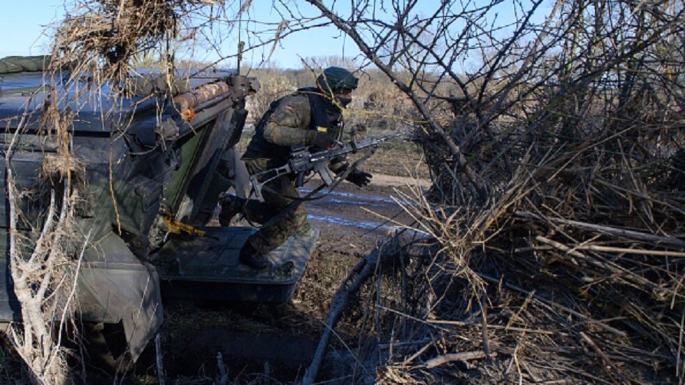 الجيش الروسي يغنم أول عربة مدرعة ألمانية طراز