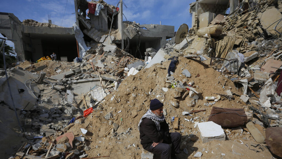 الدمار الناجم عن القصف الإسرائيلي على غزة