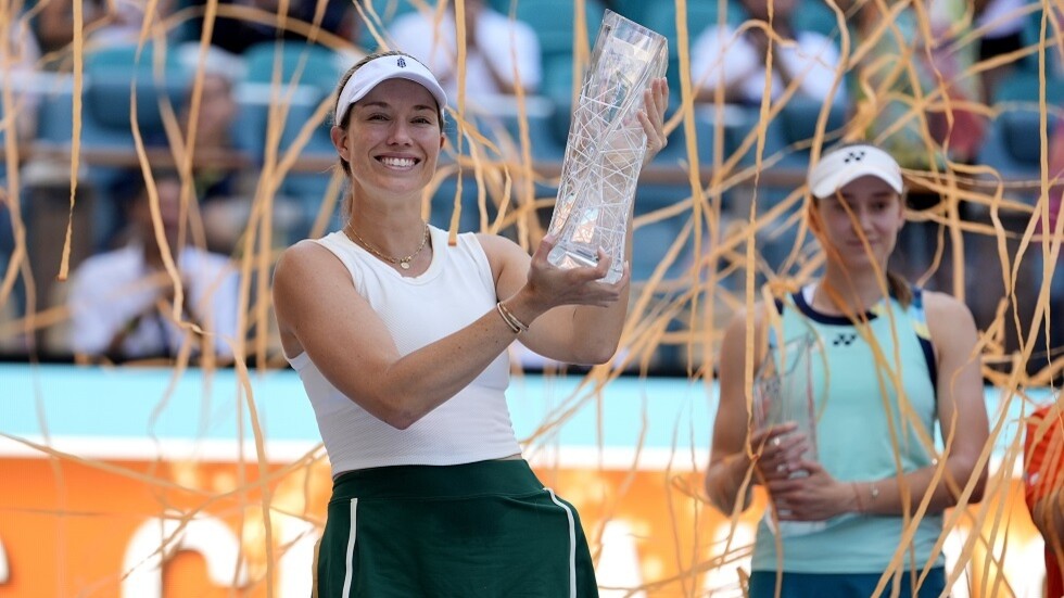 الأمريكية دانييلا كولينز تتوج بلقب بطلة ميامي (فيديو)