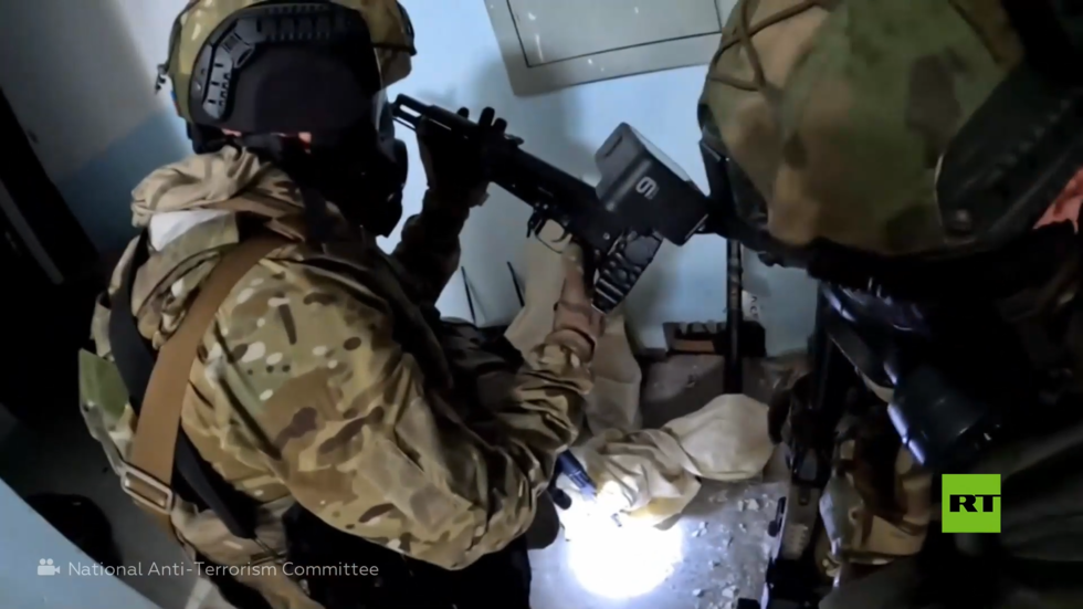 لجنة مكافحة الإرهاب الروسية تنشر لقطات لعمليتها في داغستان