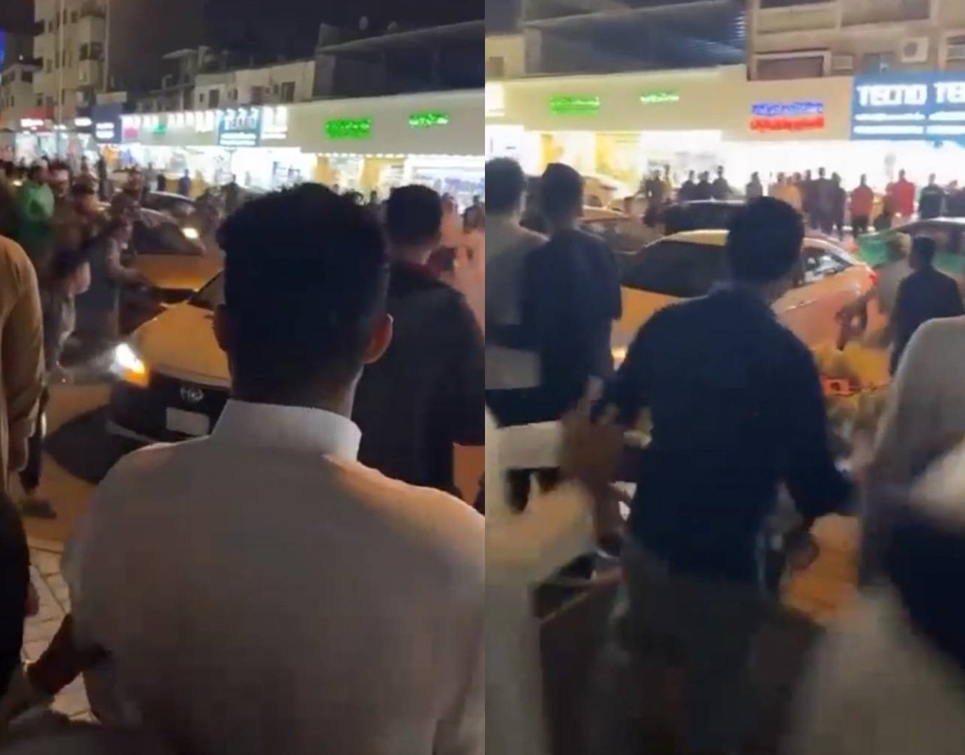 سعوديون يتجمهرون حول سيارة في سوق شعبي.. والسلطات توضح (فيديو)
