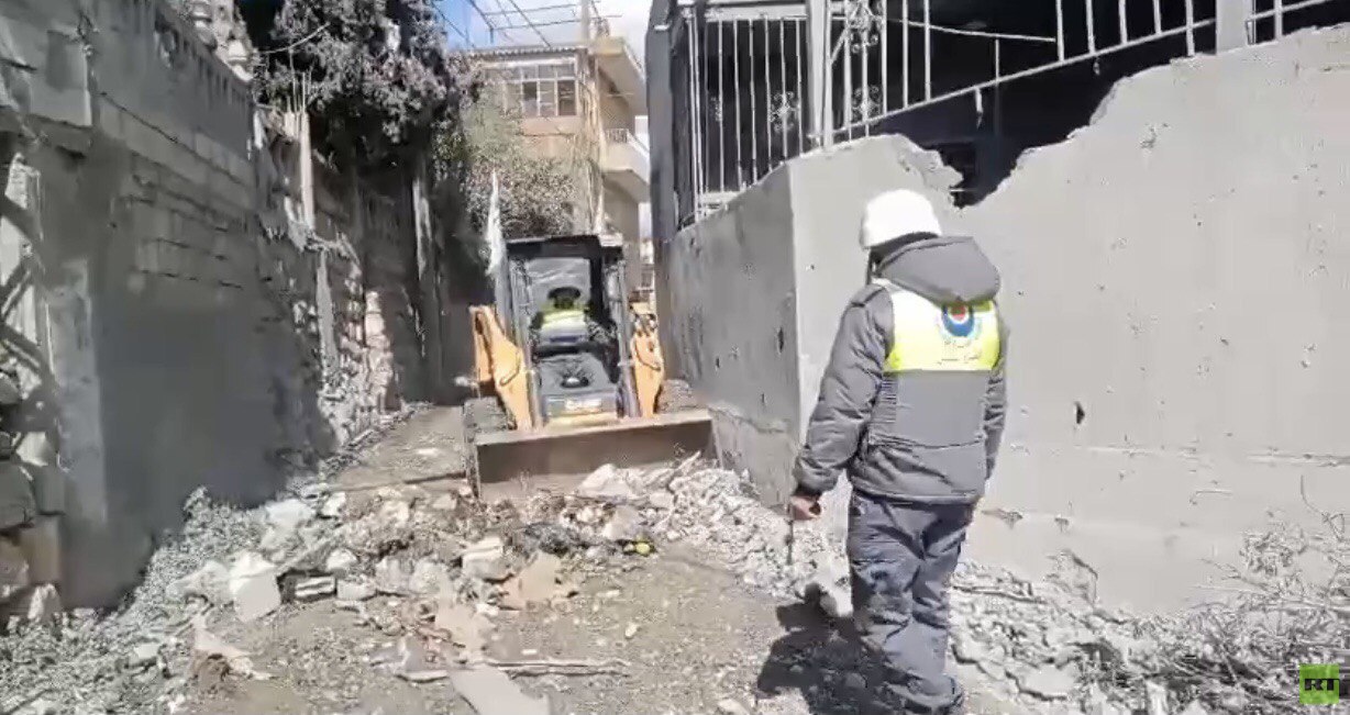 آثار الدمار الذي خلفه القصف الإسرائيلي الأخير لجنوب لبنان (فيديو)