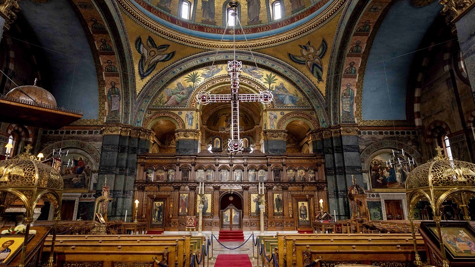 إنجلترا الكنيسة الأرثوذكسية اليونانية في لندن - صورة تعبيرية