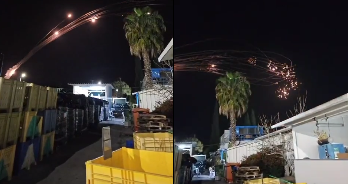 فيديوهات تظهر رشقة صاروخية كبيرة تم إطلاقها من لبنان على مستوطنة كريات شمونا (فيديوهات)