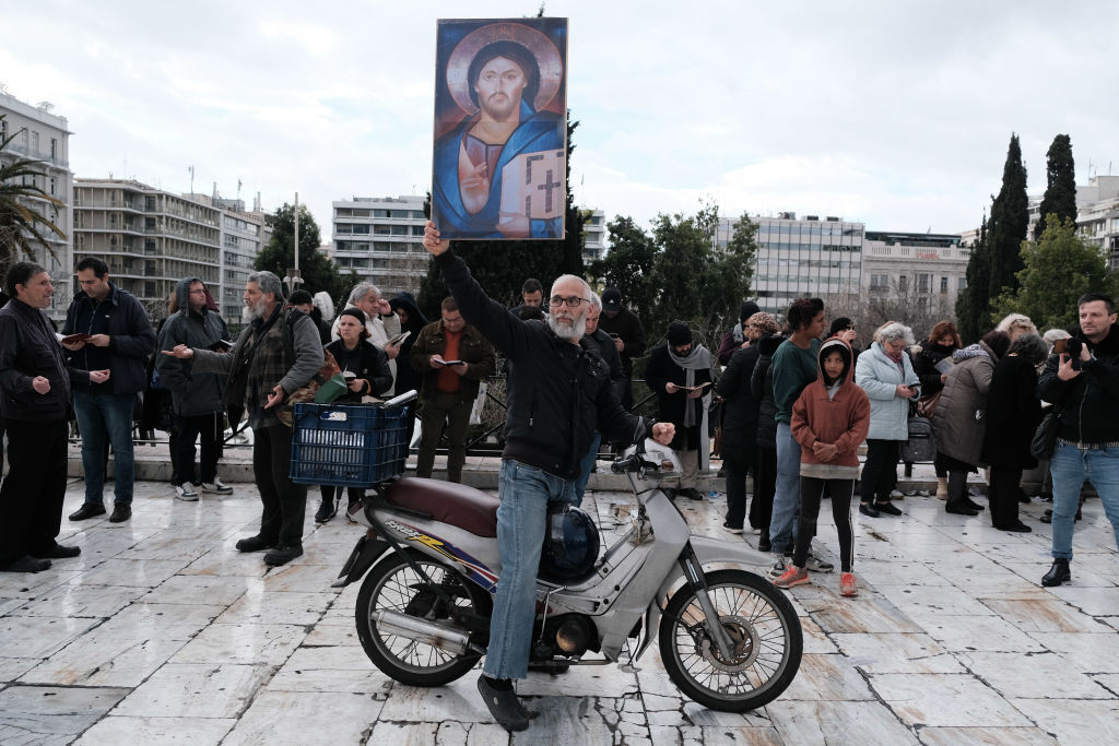 مظاهرة في اليونان رفضا لزواج المثليين