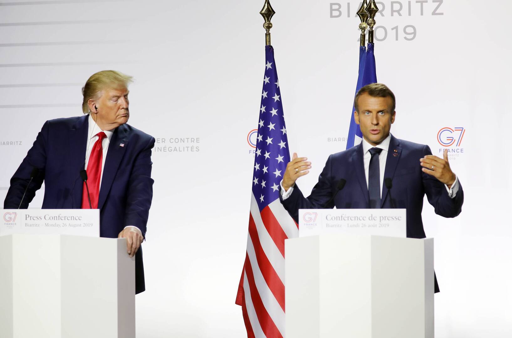 ماكرون يشكك في فرص ترامب للفوز في الانتخابات الرئاسية ماكرون يشكك في فرص ترامب للفوز في الانتخابات الرئاسية