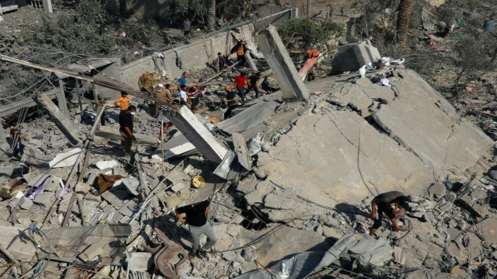 مشاهد من الدمار في قطاع غزة - صورة تعبيرية