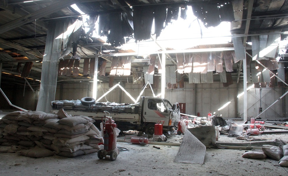 الدمار في زوارة الليبية بعد قصف جوي من سلاح الطيران - ديمسبر 2014 (صورة أرشيفية)