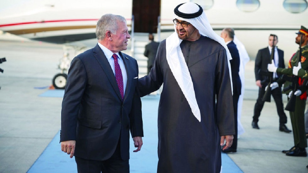 عبد الله الثاني يزور الإمارات